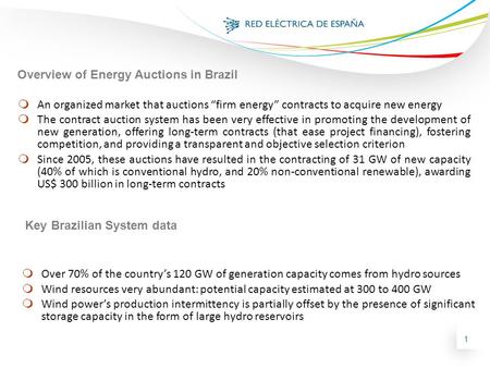 1 mAn organized market that auctions firm energy contracts to acquire new energy mThe contract auction system has been very effective in promoting the.