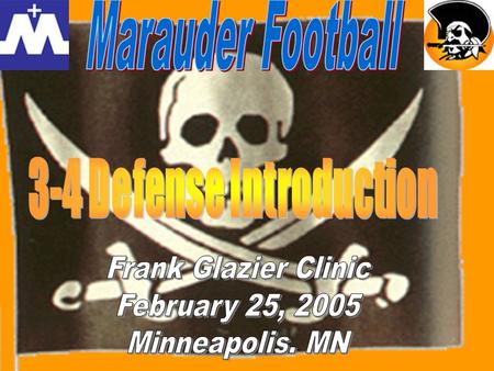 Clinic Objectives Philosophy of 3-4 3-4 Design On/Off Rules Covers 2 & 3 Games/Gap Cancellation Concept Backer Insert Concept Double Hard Concept Houston.