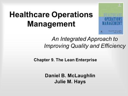 Healthcare Operations Management