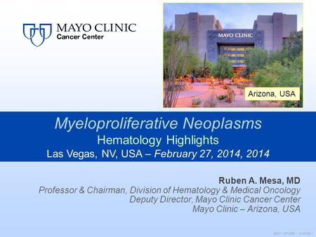 Myeloproliferative Neoplasms