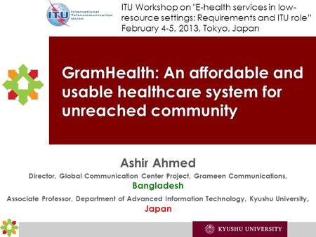 Agenda GramHealth UnReached People