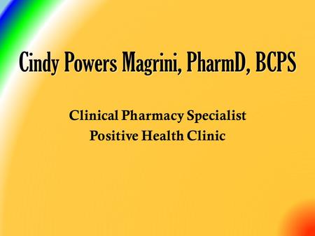 Cindy Powers Magrini, PharmD, BCPS