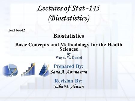 Lectures of Stat -145 (Biostatistics)