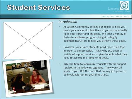 Student Services Introduction