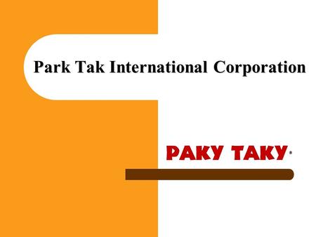 Park Tak International Corporation