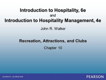 Recreation, Attractions, and Clubs