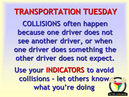 TRANSPORTATION TUESDAY