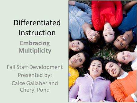 Differentiated Instruction