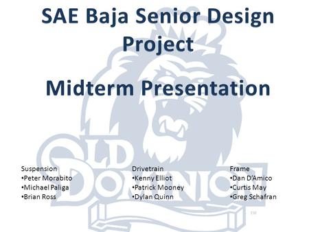 SAE Baja Senior Design Project