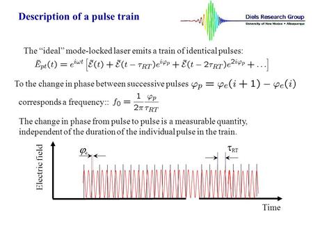 Description of a pulse train