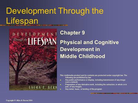 Development Through the Lifespan