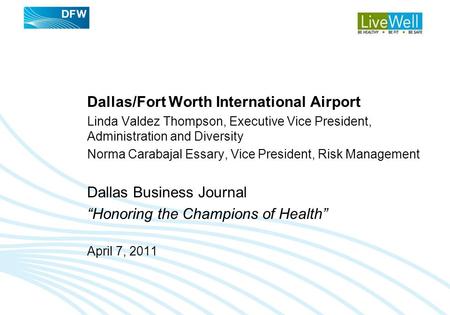 Dallas/Fort Worth International Airport