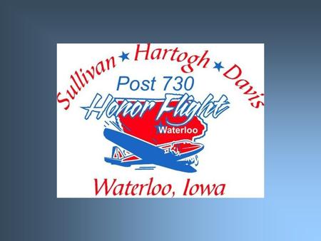 HISTORY: The first honor flight took place when Earl Morse took Leonard Loy to Washington DC in May 2005.