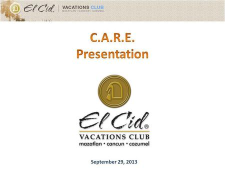 September 29, 2013. El Cid was founded by Don Julio Berdegué Aznar in 1971. It is currently dived into 5 segments: Resorts, Timeshare, Real Estate, Marinas.