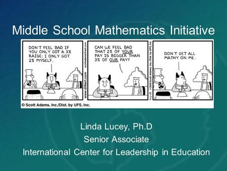 Middle School Mathematics Initiative