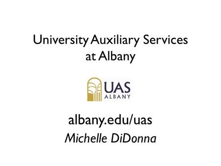 University Auxiliary Services at Albany