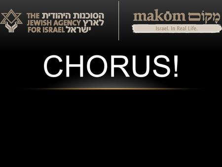 CHORUS!. It goes like this: Put your hands in the air Anyone can sing it Want to know what happened? So lets go back to the beginning.