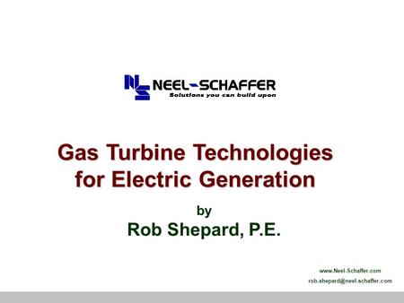 Gas Turbine Technologies for Electric Generation