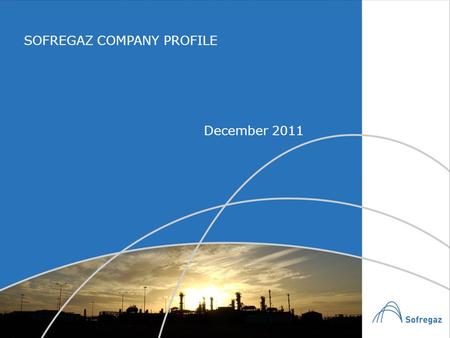 SOFREGAZ COMPANY PROFILE