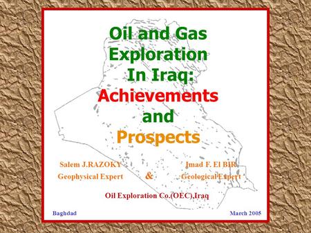 Oil and Gas Exploration