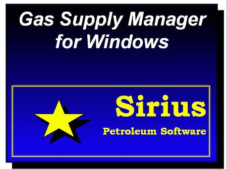 Gas Supply Manager Description GSM generates a sales gas forecast by allocating the demand of multiple contracts among several pools according to their.