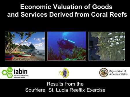 Economic Valuation of Goods and Services Derived from Coral Reefs