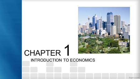 INTRODUCTION TO ECONOMICS