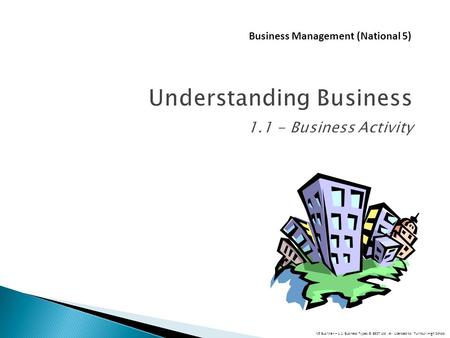 Understanding Business Business Activity