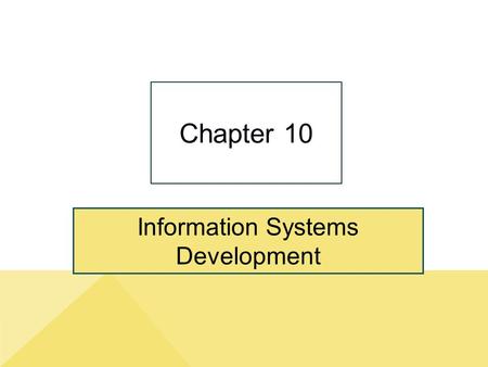 Information Systems Development