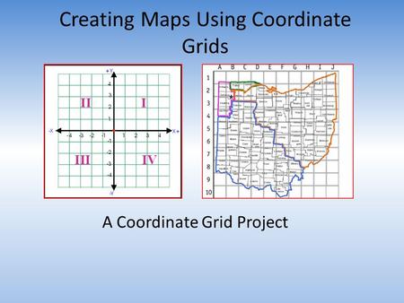 Creating Maps Using Coordinate Grids