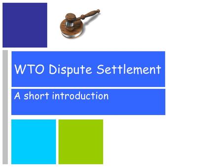 WTO Dispute Settlement