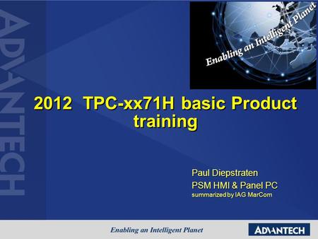 2012 TPC-xx71H basic Product training