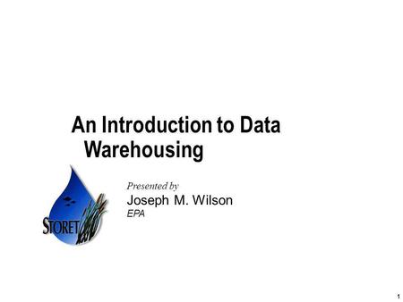 1 Use or disclosure of data contained on this sheet is subject to the restriction on the title page of this proposal or quotation. An Introduction to Data.