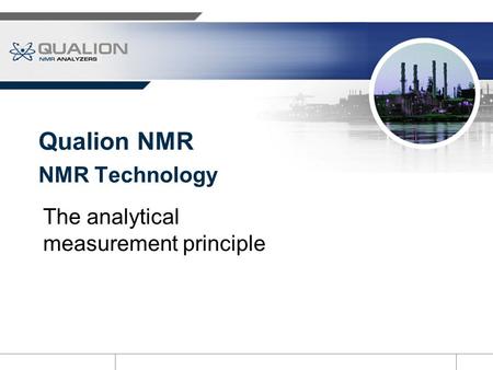 The analytical measurement principle