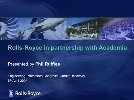 Rolls-Royce in partnership with Academia