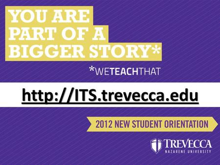 Http://ITS.trevecca.edu.