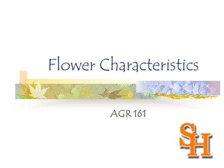 Flower Characteristics