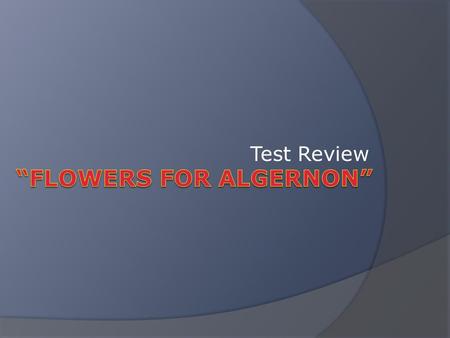 Test Review. Format The test has multiple choice and essay (Open Ended Response) questions. Todays review will be similar – but not identical – to Tuesdays.