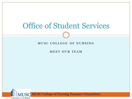 Office of Student Services