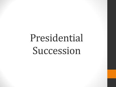 Presidential Succession