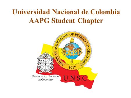 Universidad Nacional de Colombia AAPG Student Chapter.