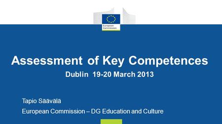 Assessment of Key Competences