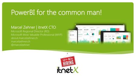 PowerBI for the common man!