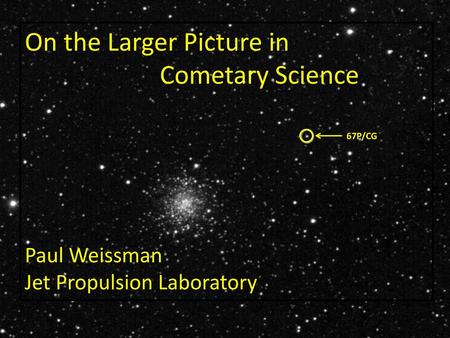 On the Larger Picture in Cometary Science