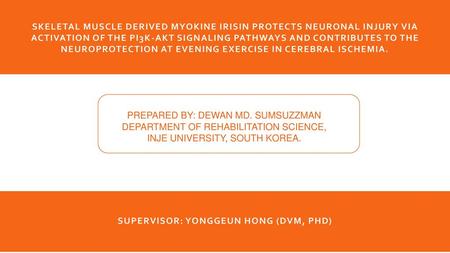 Supervisor: Yonggeun Hong (DVM, PhD)