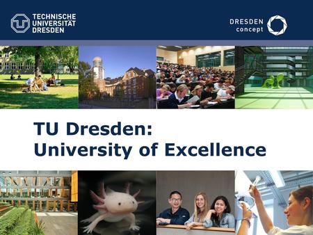 TU Dresden: University of Excellence