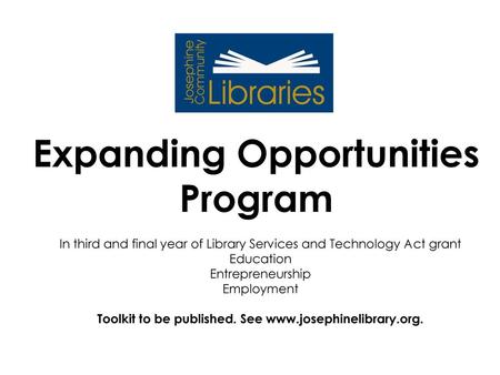 Expanding Opportunities Program