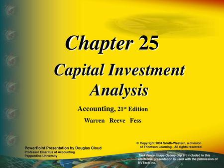 Capital Investment Analysis