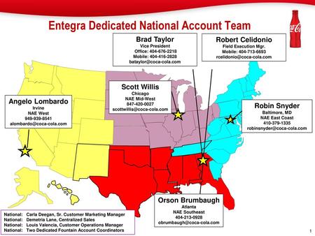 Entegra Dedicated National Account Team