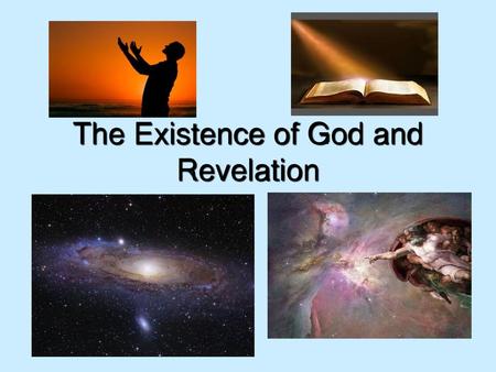 The Existence of God and Revelation